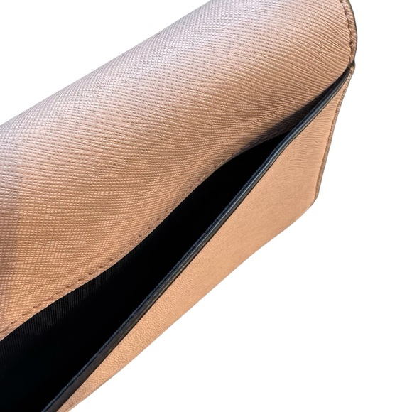 Tory Burch Baby Pink Leather Clutch Bag Wallet Crossbody - Picture 4 of 8